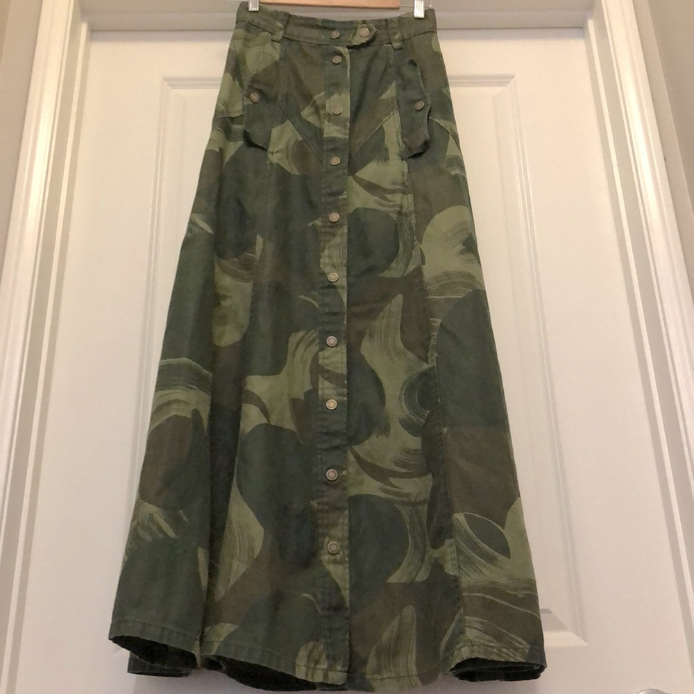 @Zadig&Voltaire@Maxi Camo skirt woman’s  size 34
